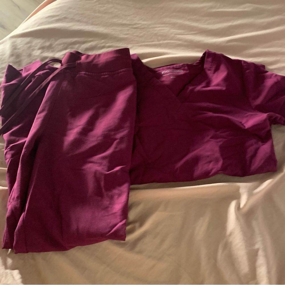 xxs plum mandala scrub set